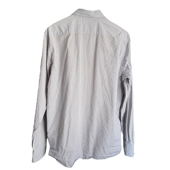Hugo Boss Long Sleeve Dress Shirt Men’s XL Grey Formal Special Occasion Wedding - Picture 2 of 9